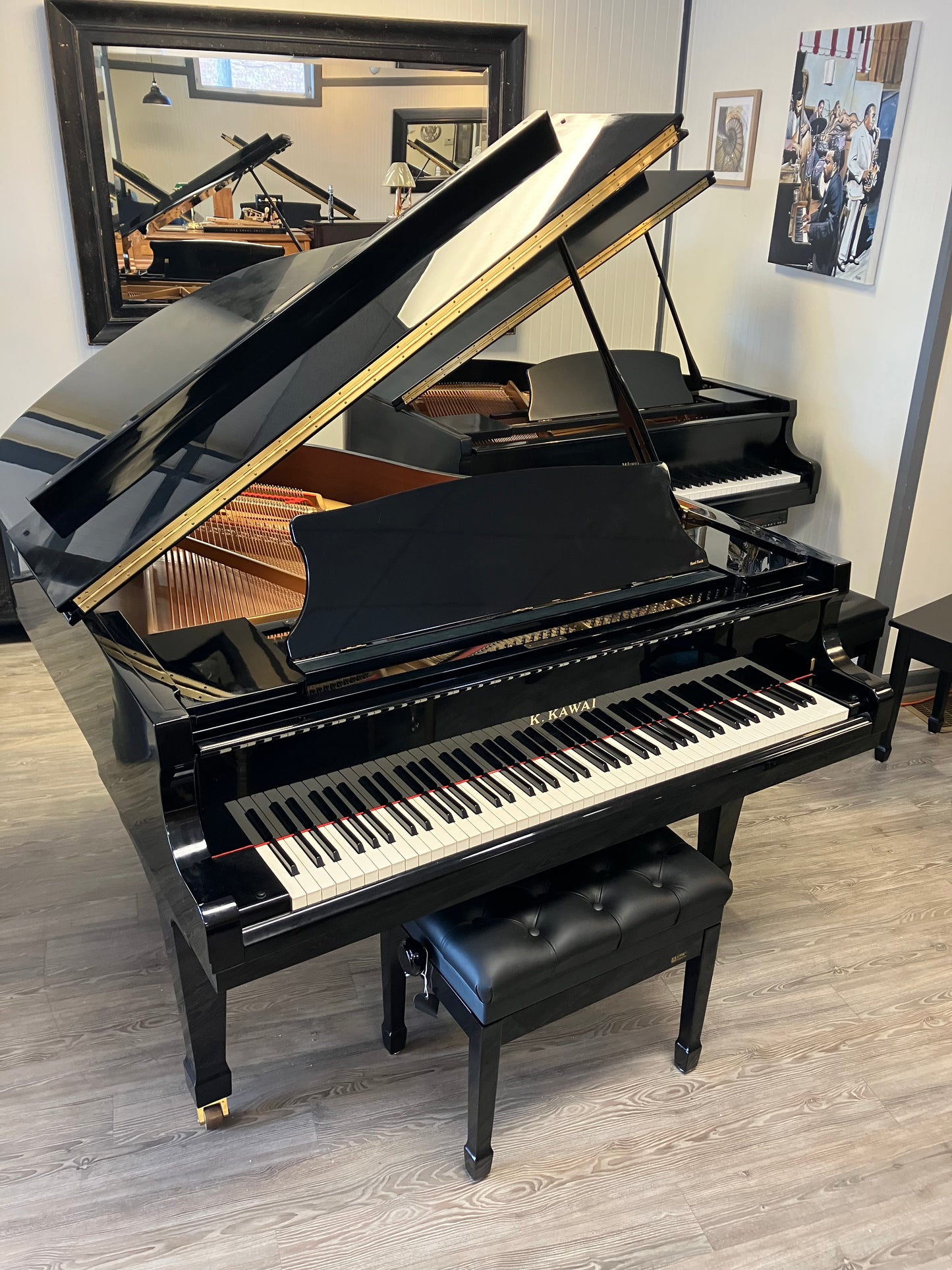 Kawai RX-2 Conservatory 5'10" Grand Piano (Polished Ebony Finish)