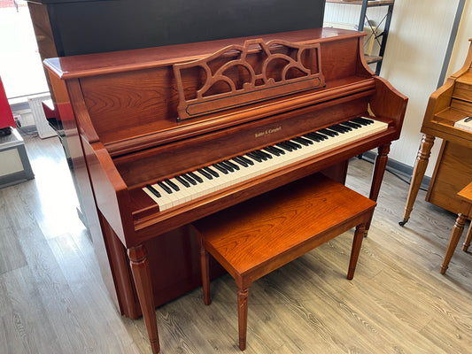 Kohler & Campbell (Samick) Model KC-144 Console (Satin Cherry Finish)