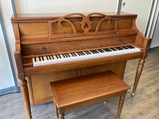 Kawai Model 802-T 44” Console Piano (Satin Cherry)