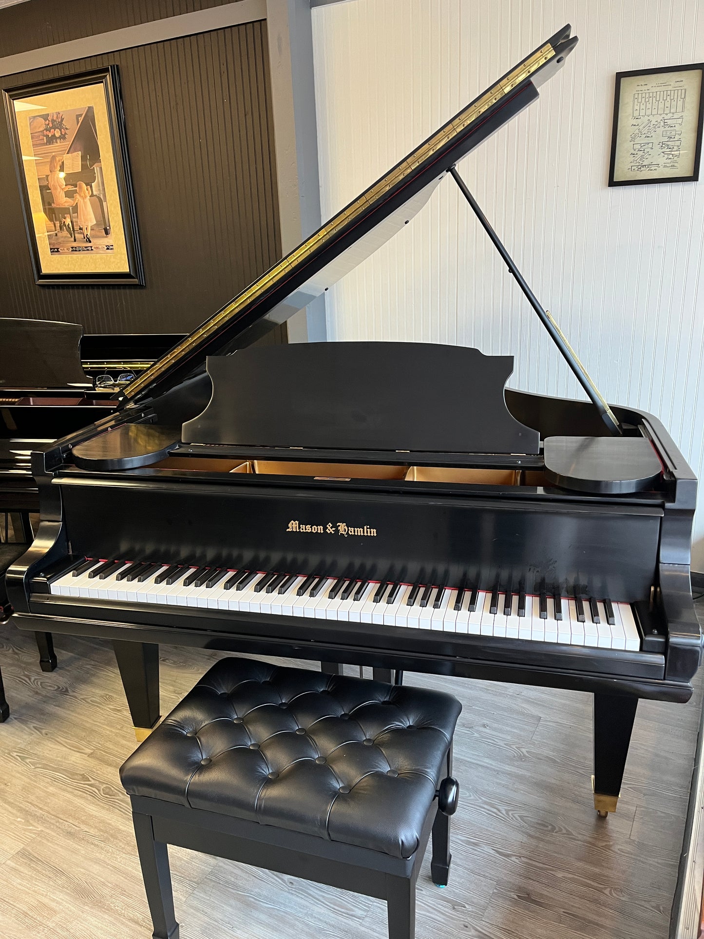 Mason & Hamlin Model A (5' 8 ½”) Grand (Satin Ebony)