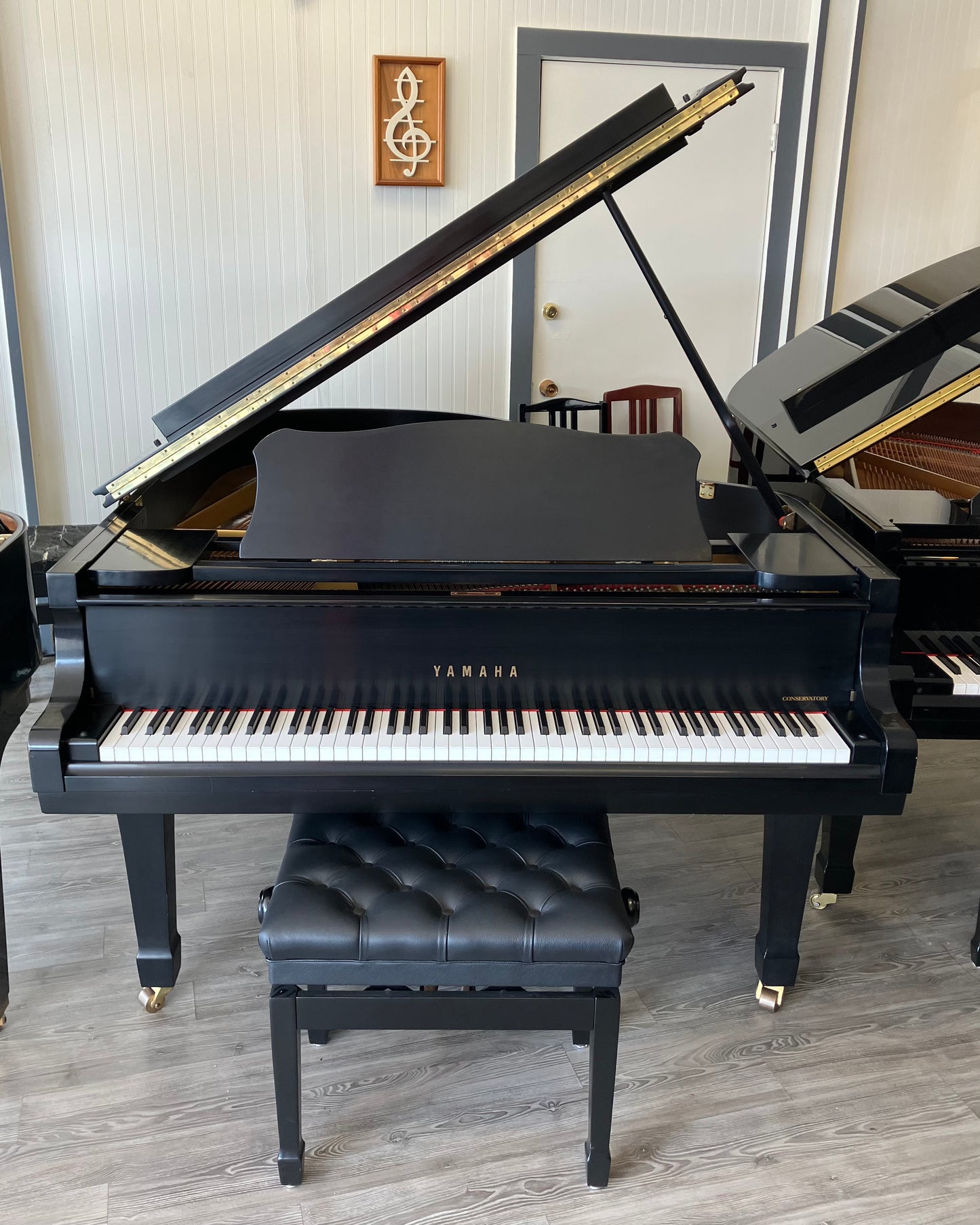 Yamaha Model C3 6'1” Conservatory Grand (Satin Ebony Finish)