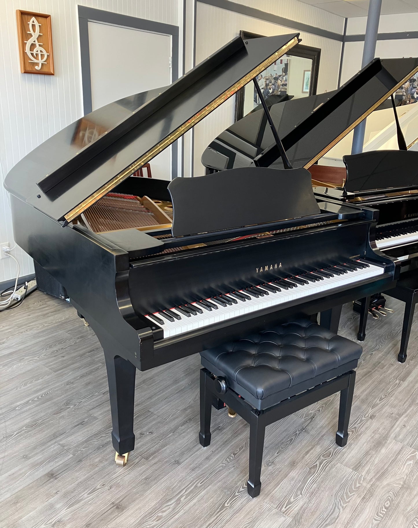 Yamaha Model C3 6'1” Conservatory Grand (Satin Ebony Finish)