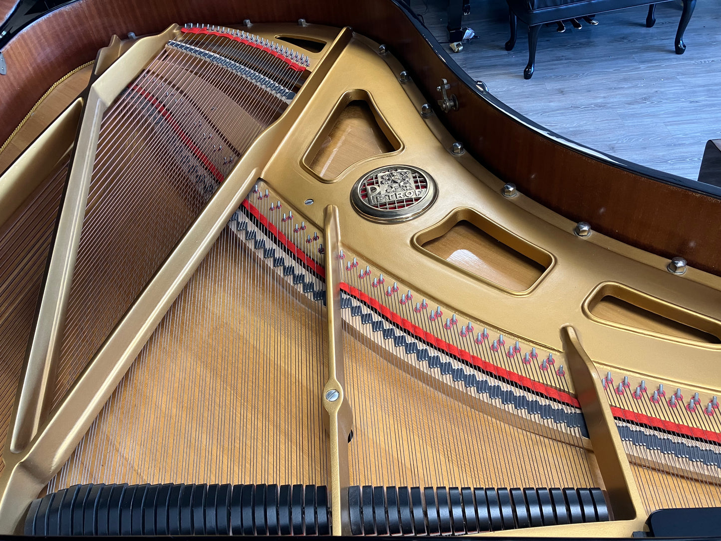 Petrof Model III  6'4" Conservatory Grand Piano (Polished Ebony Finish)