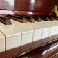 Samick 46" Decorator Studio Piano (Satin Cherry with inlayed burled wood)