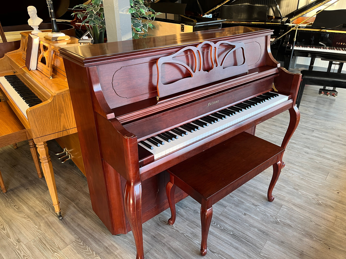 Falcone 44" Console (French Provincial Cherry Finish)