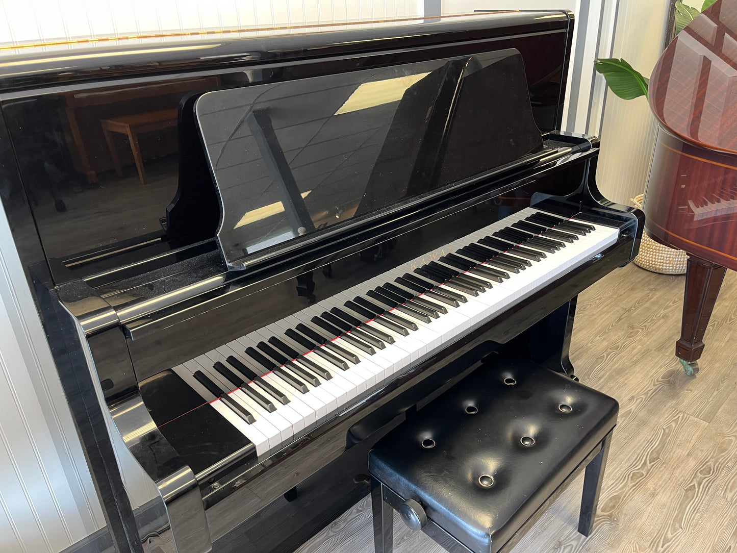 Kawai Model US-50 52” Professional Upright Piano (Polished Ebony)