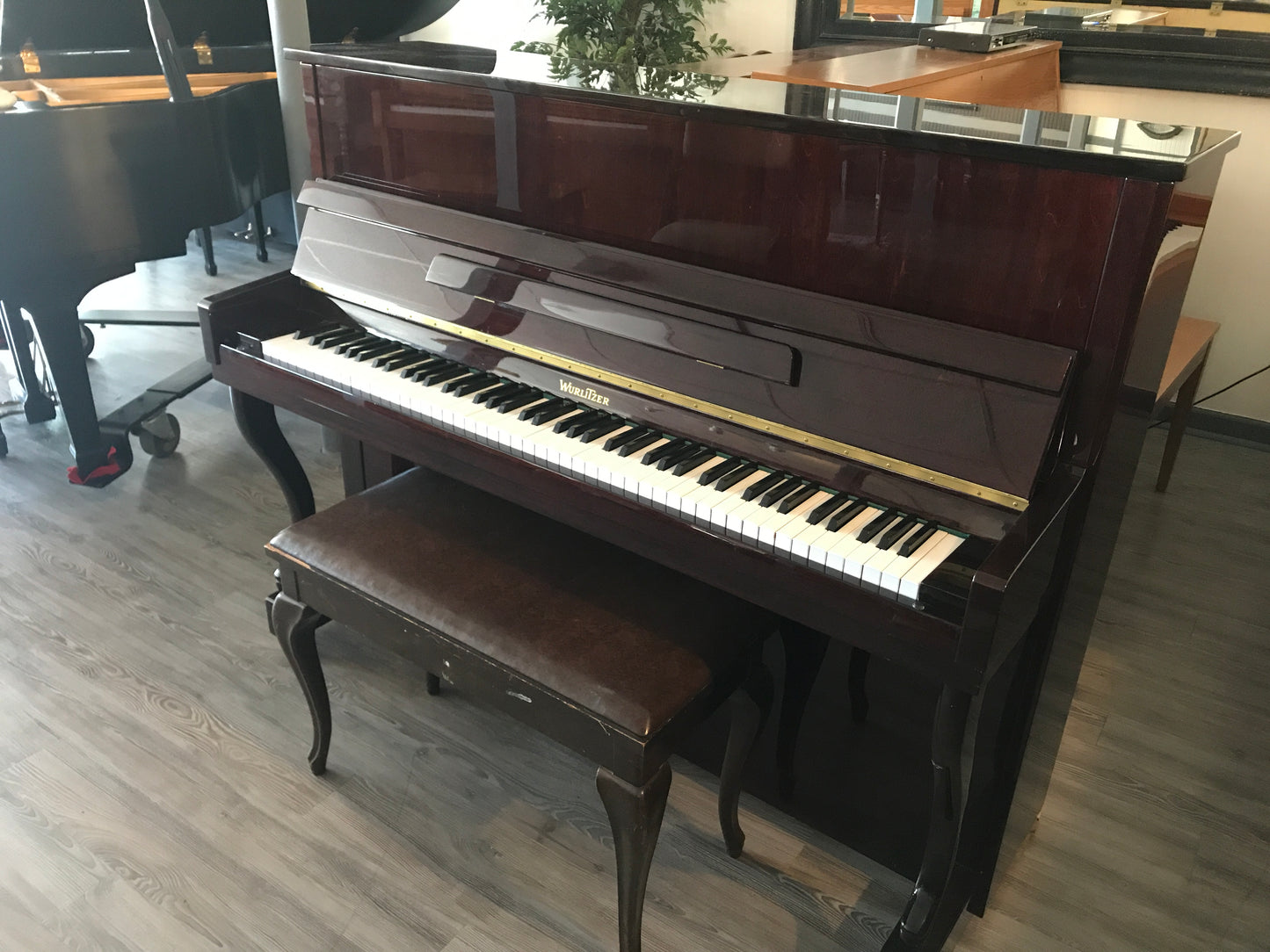 Wurlitzer Model WP-60 48” Professional Studio Piano (Polished Mahogany)