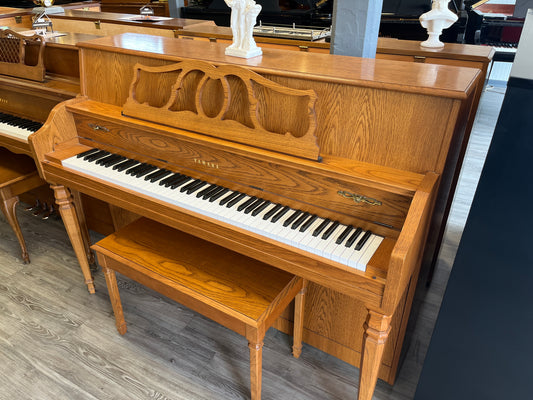 Yamaha M500F  44" Professional Console Piano (Satin Oak Finish)