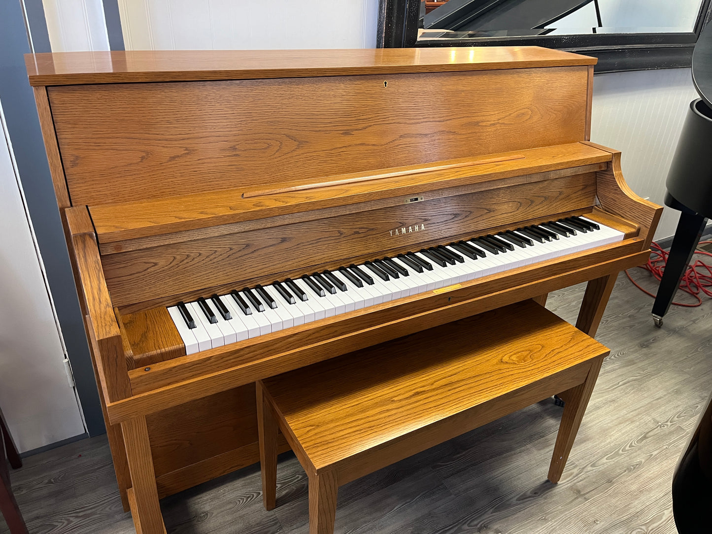 Yamaha P22 46" Studio Piano (Satin Oak Finish)